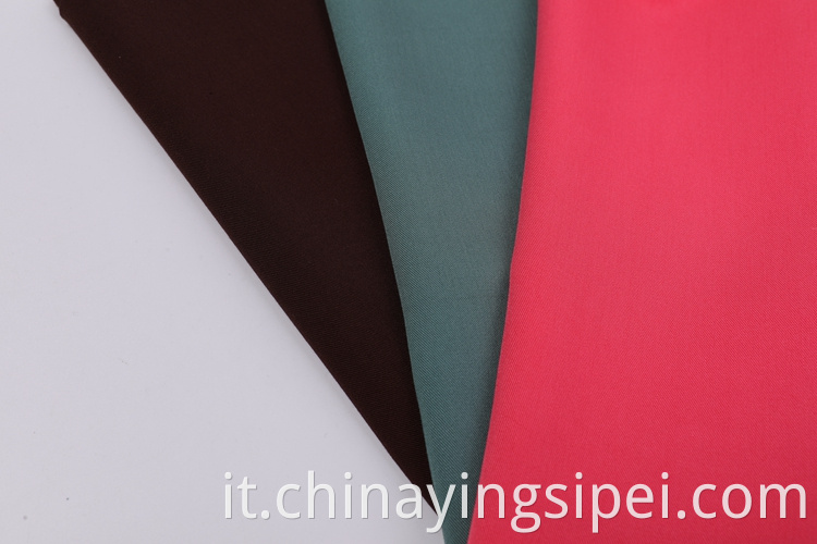 Esempi ecologici ecologici a 145 gsm di prezzo in tessuto twill tinto di rayon in vendita